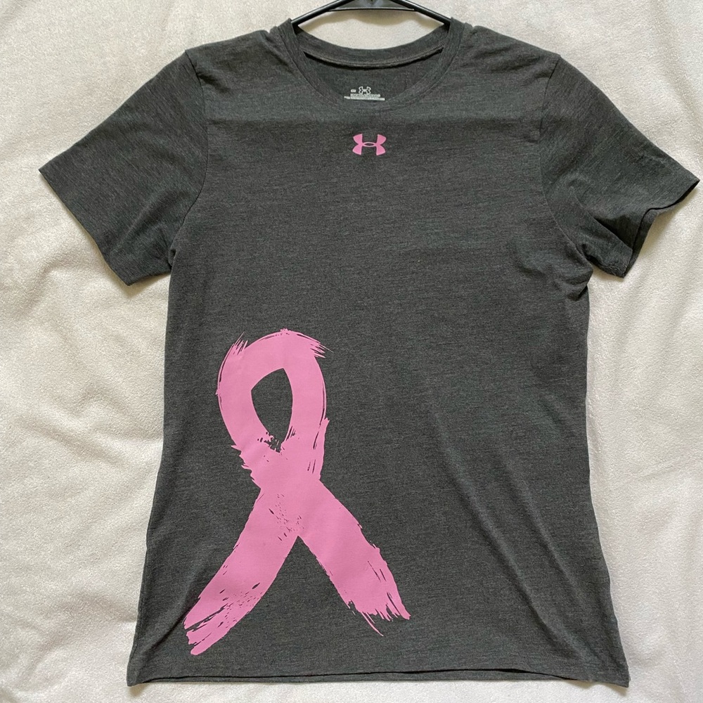 Breast cancer awareness, Under Armour T-shirt